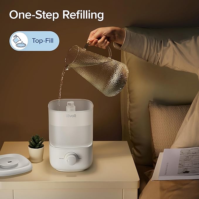 LEVOIT Top Fill Humidifiers for Bedroom